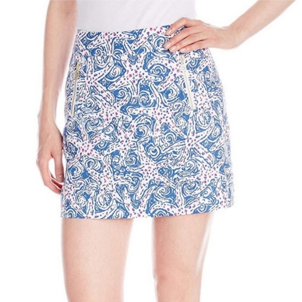 Lilly Pulitzer |  Marigold skort in indigo Star Crush.